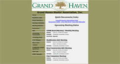 Desktop Screenshot of grandhavenmhoa.com